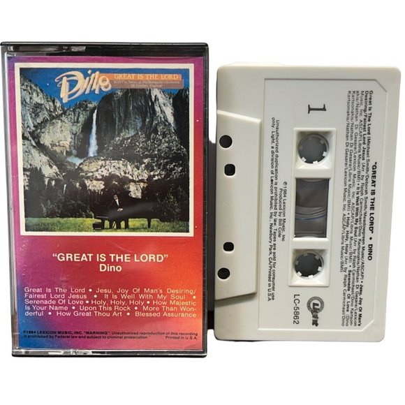 Dino Great is the Lord Audio Cassette Tape Christian 1984 - Picture 1 of 3